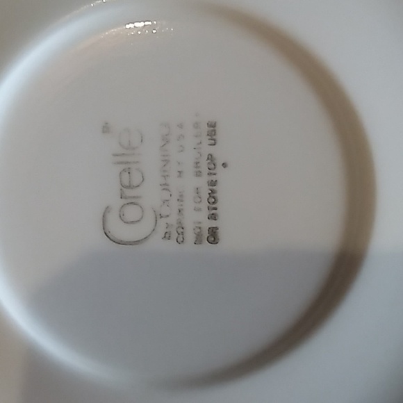 Vintage Corelle Butterfly Gold 8 piece coffee ☕ cup saucer set - Picture 3 of 4